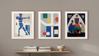 Theo van Doesburg & Myriam Thyes – Set of 3 Modern Art Prints - Hakyarts