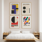 Bauhaus Wall Art – Set of 4 Prints - Hakyarts
