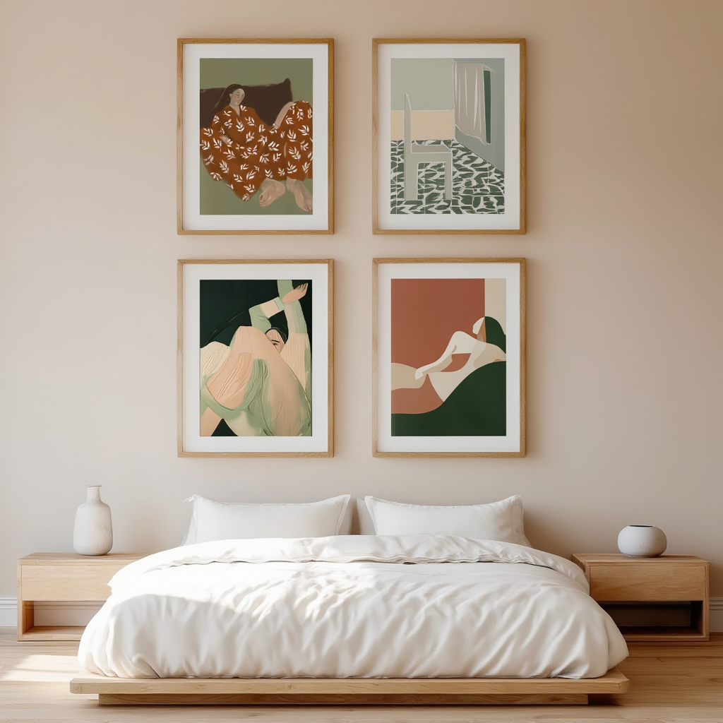 Figurative Art – Set of 4 Prints - Hakyarts