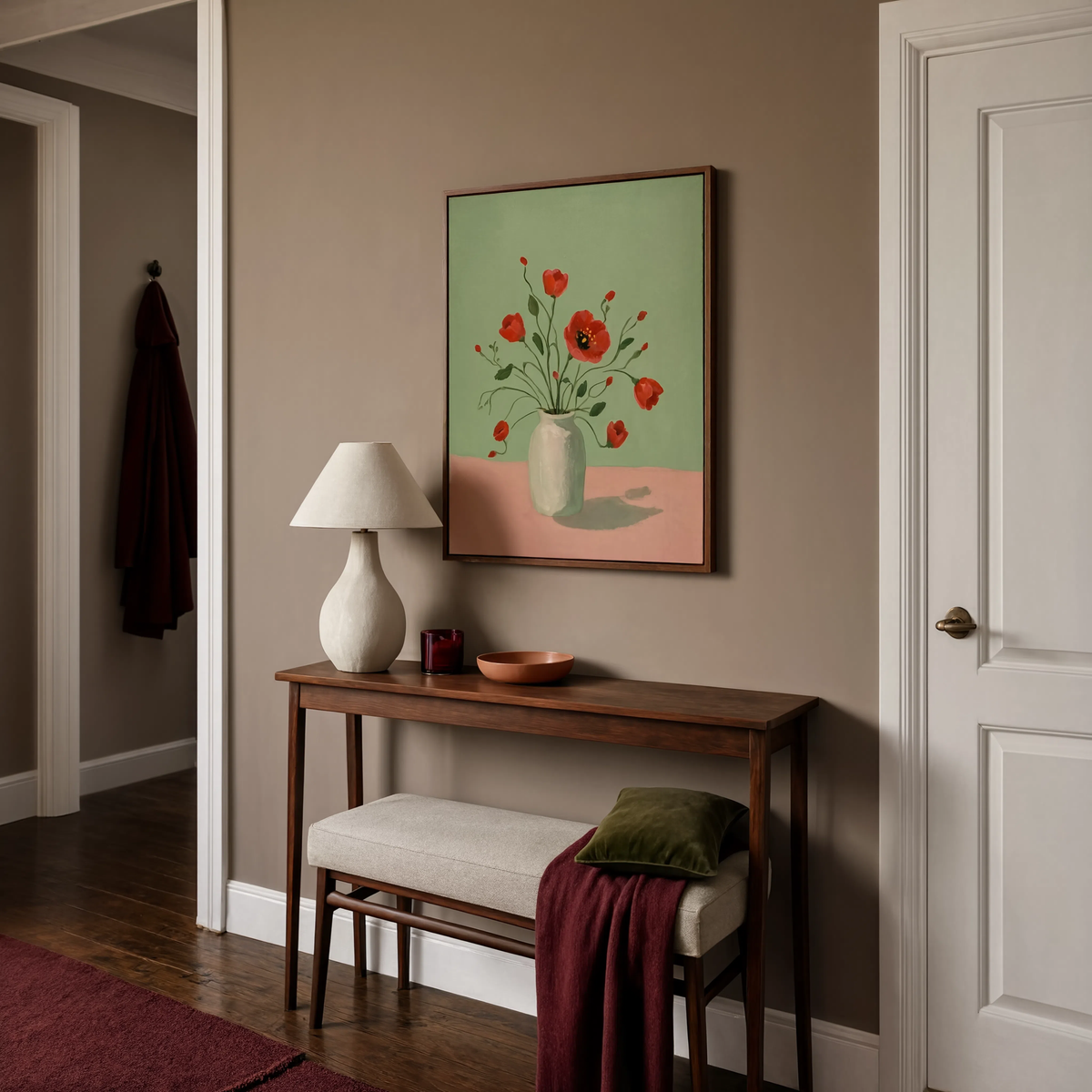 Loose Watercolor Florals II | Contemporary Floral Wall Art Print