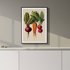 Kitchen Greens – Illustrated Vegetable Print - Hakyarts