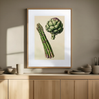 Artichokes – Botanical Vegetable Art Print - Hakyarts