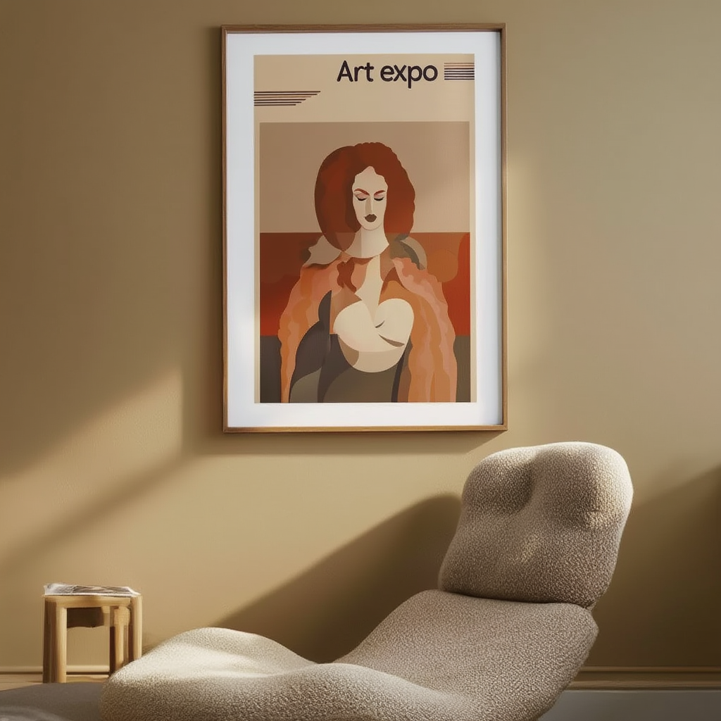 Modernist Muse – Contemporary Portrait Art Print | Gallery Wall Décor