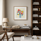 Vase Bouquet | Contemporary Still Life Wall Art
