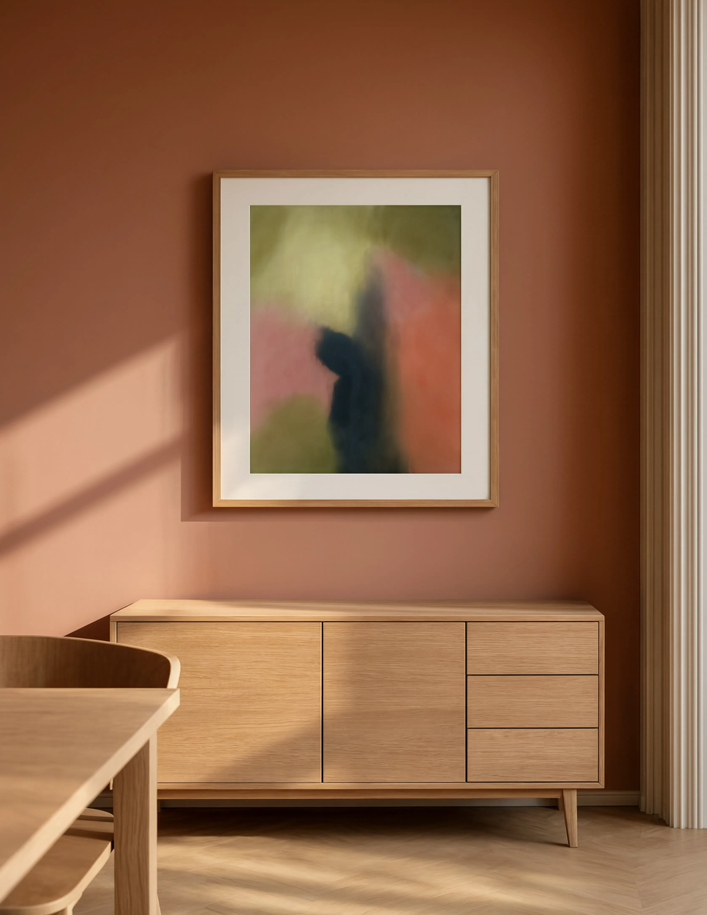 Soft Colour Composition | Modern Abstract Art Print