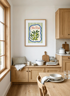 Oliva Verde | Contemporary Botanical Wall Art Print