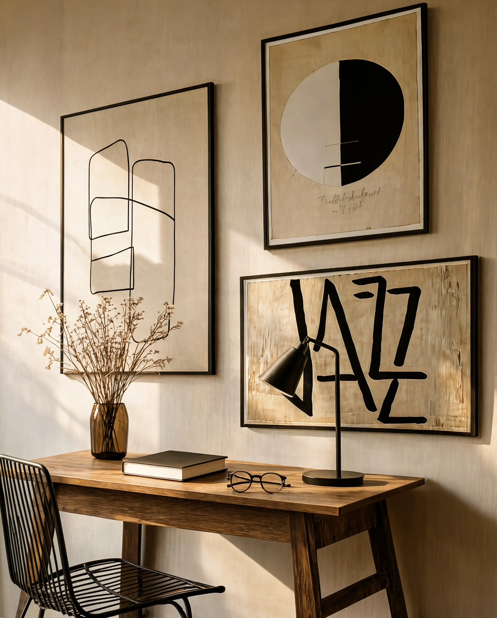 Set of 3 Hilma af Klint Buddhas Standpoint, Henri Matisse Jazz & Fragmented Spectrum – Abstract Modernist Art Prints