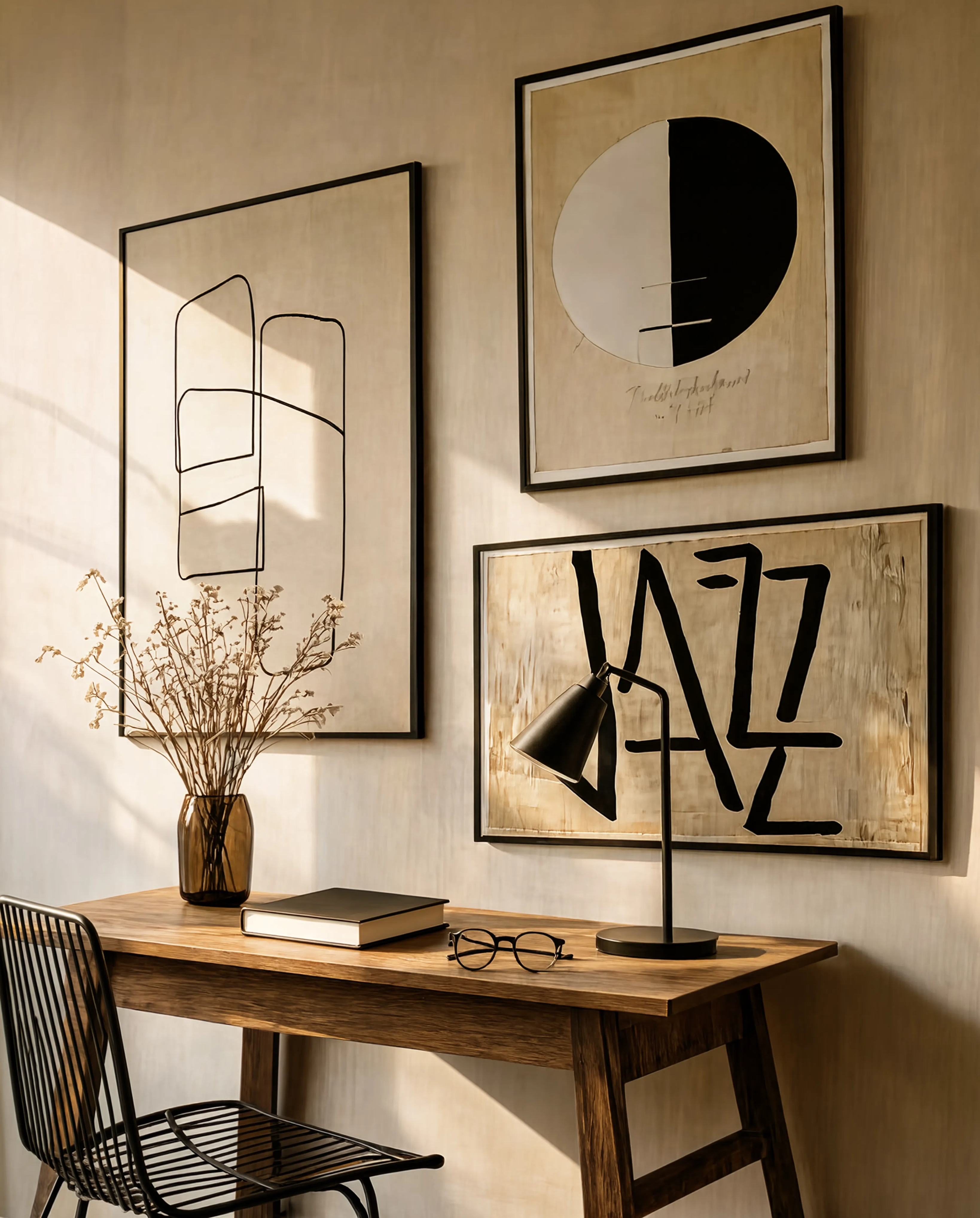 Set of 3 Hilma af Klint Buddhas Standpoint, Henri Matisse Jazz & Fragmented Spectrum – Abstract Modernist Art Prints