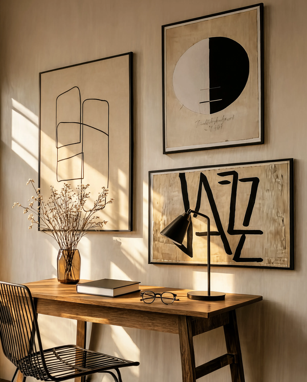 Set of 3 Hilma af Klint Buddhas Standpoint, Henri Matisse Jazz & Fragmented Spectrum – Abstract Modernist Art Prints