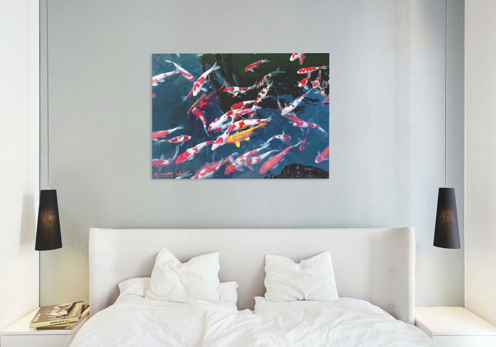 School of Koi Fish Poster - Hakyarts