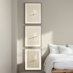Set of 3 Rhinos, Bears & Hippos Prints
