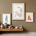 Whispered Silhouettes – Bundle of 3 Figurative Art Prints - Hakyarts