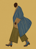 Street Style Fashion Variation II | Contemporary Figurative Fashion Wall Art Print