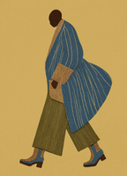 Street Style Fashion Variation II | Contemporary Figurative Fashion Wall Art Print