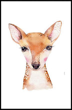 Set of 4 Woodland Animals Poster
