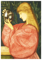 Astrologia by Sir Edward Coley Burne-Jones – Pre-Raphaelite Figurative Art Print - Hakyarts