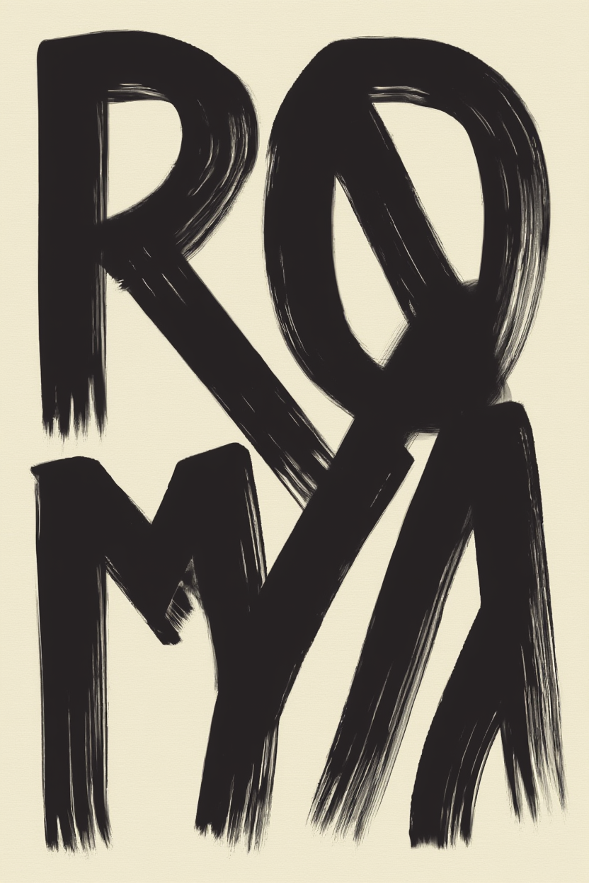 ROMYA – Modern Minimalist Art Print
