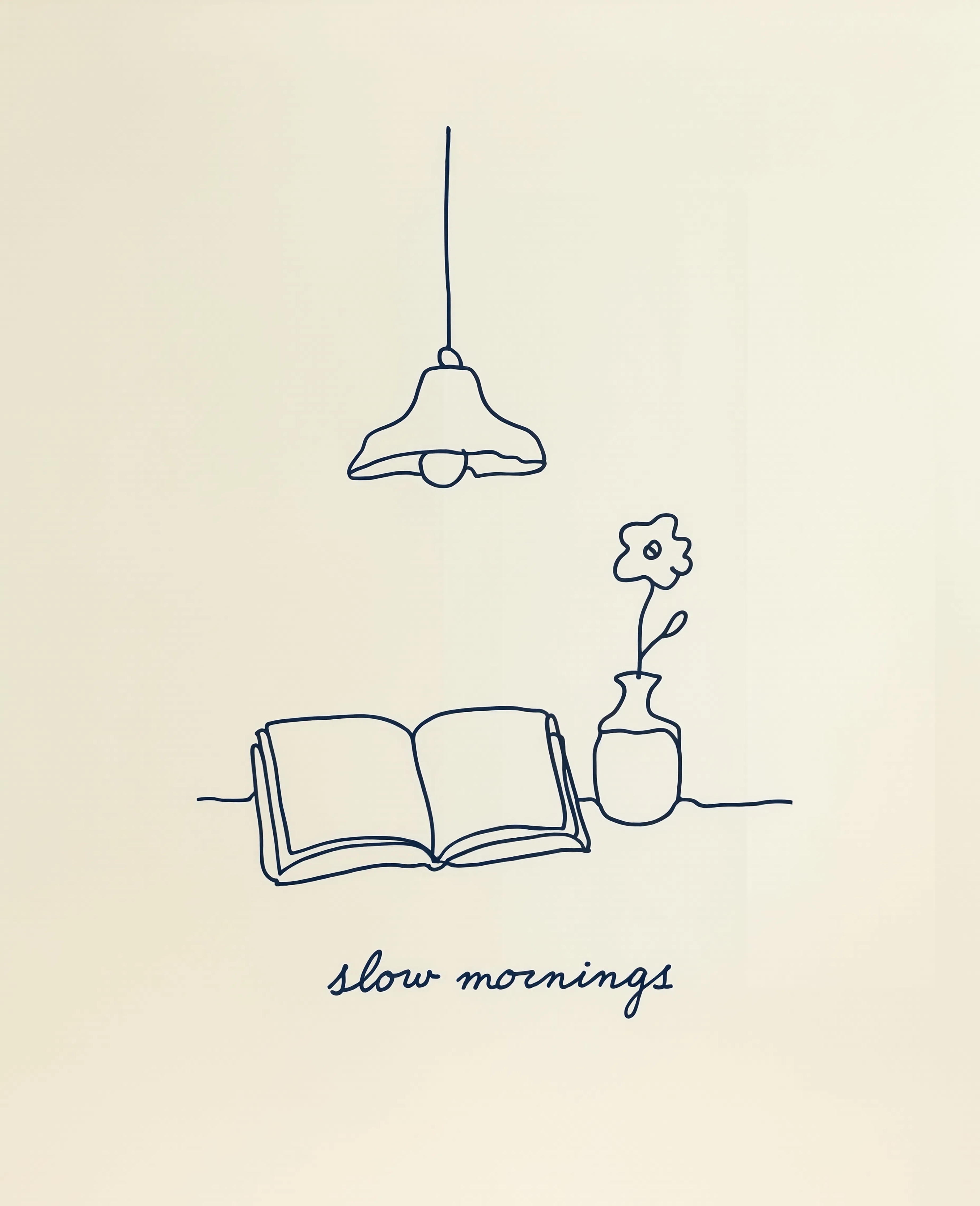 Set of 2 Kitchen Wall Art Prints | Slow Mornings & Doux Rêve