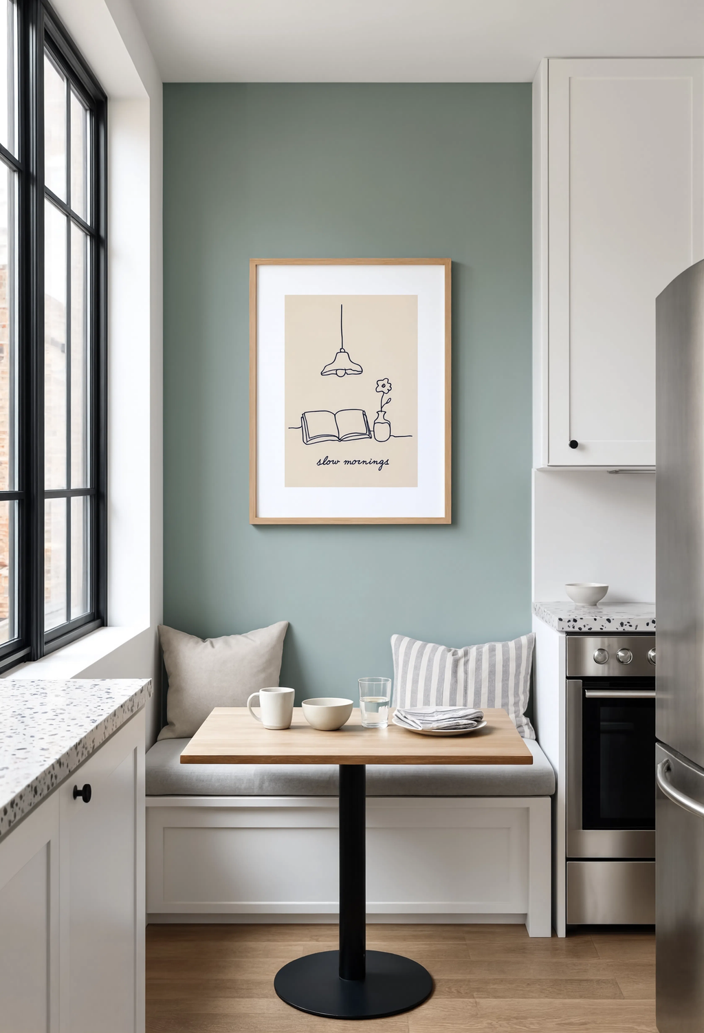 Slow Mornings | Kitchen Wall Art Poster