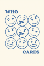 Set of 2 “Don’t Worry, Who Cares?” Funny Prints