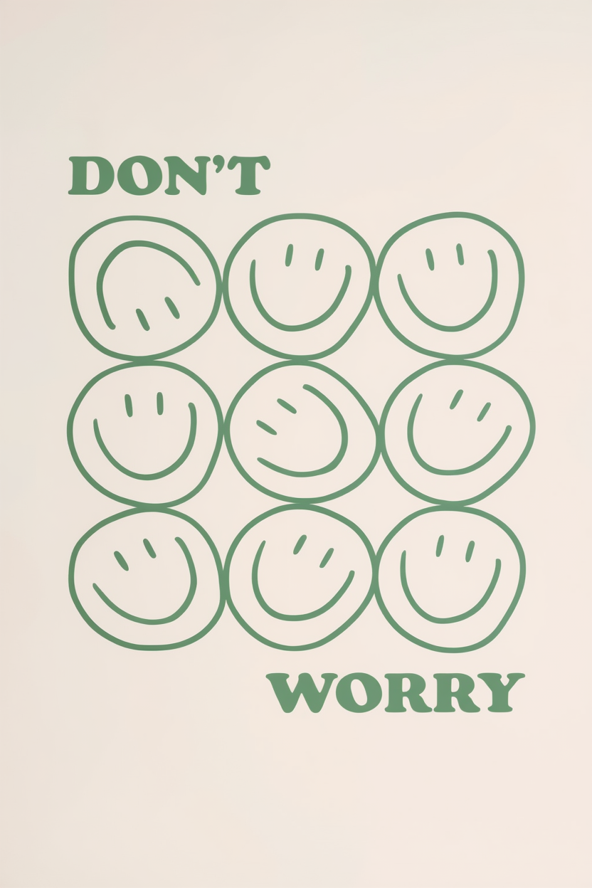 Set of 2 “Don’t Worry, Who Cares?” Funny Prints