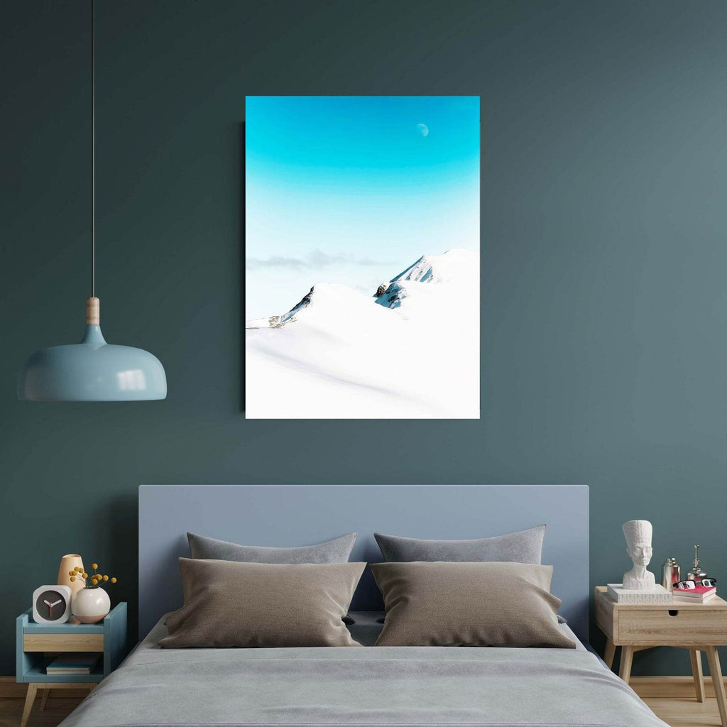 Snow-Capped Mountain Poster - Hakyarts