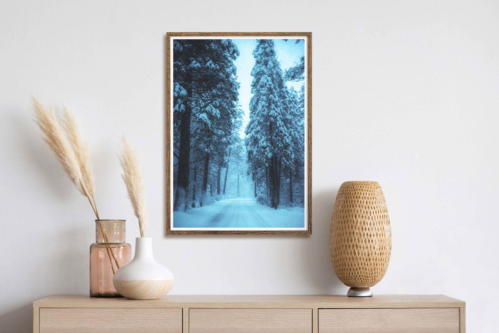 Snowy Landscape Poster - Hakyarts