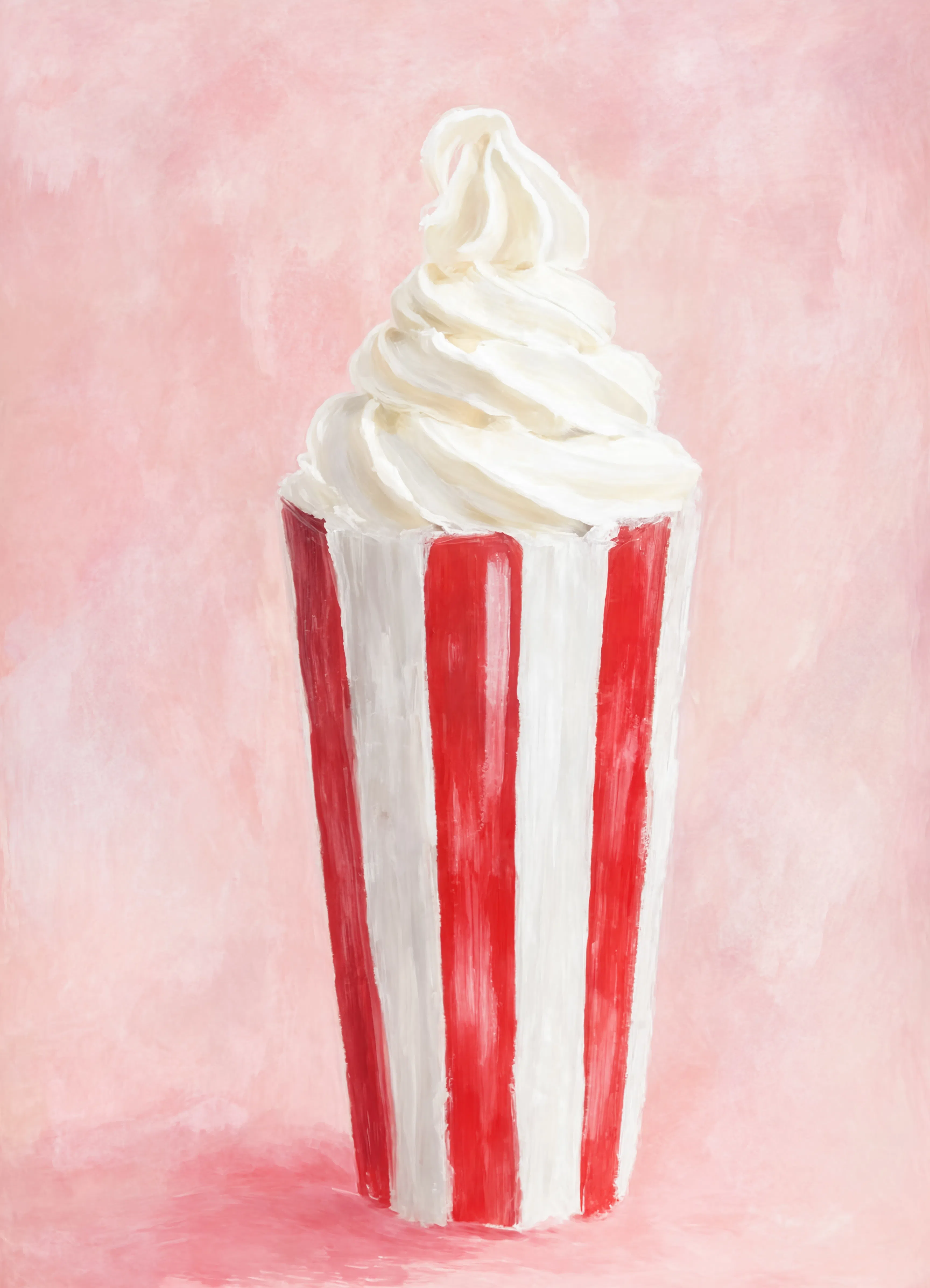 Soft-Serve Cup | Contemporary Dessert Kitchen Wall Art