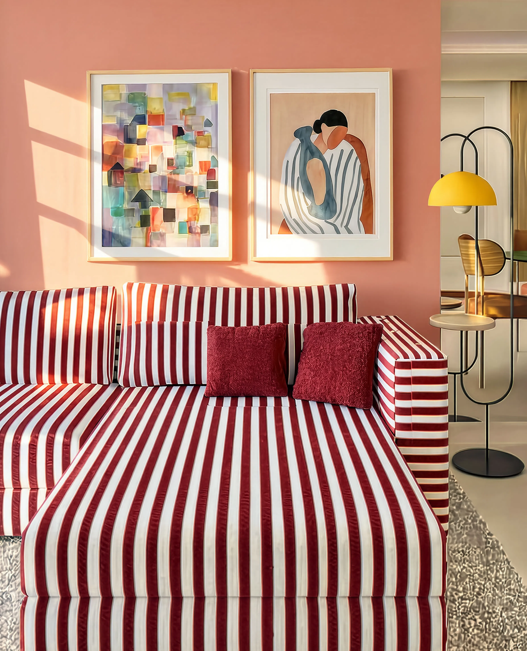 Set of 2 Watercolor Figure & Southern Gardens | Contemporary Figurative & Modernist Art Prints