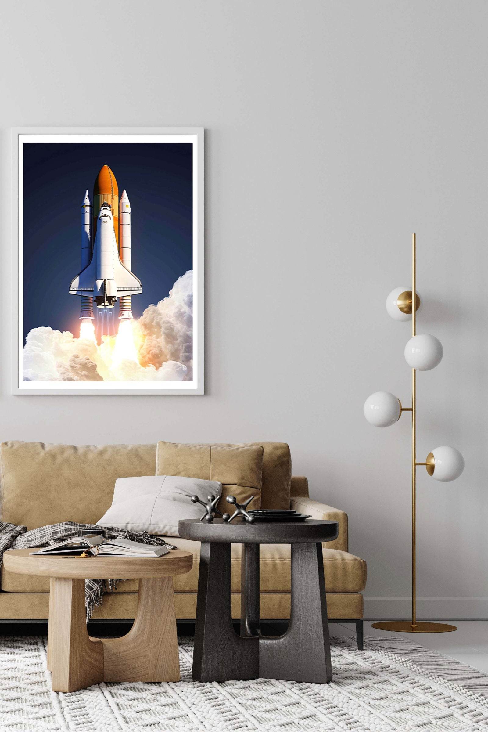 Space Shuttle Launch Poster - Hakyarts