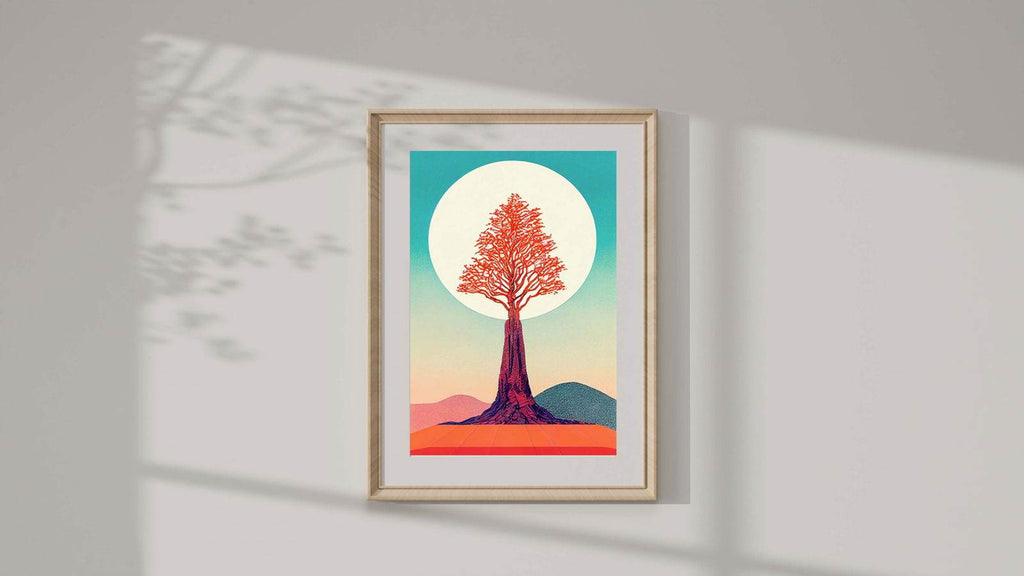 Sparkly Tree Poster - Hakyarts