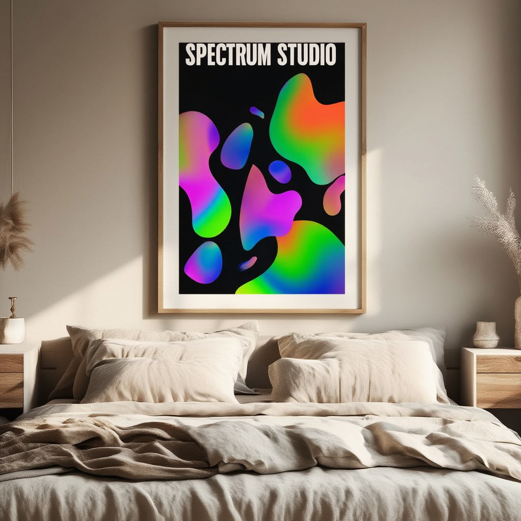 Spectrum Studio – Modern Abstract Wall Art Print