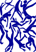 Acrobat & Cosmos – Surreal Acrobat Print - Hakyarts