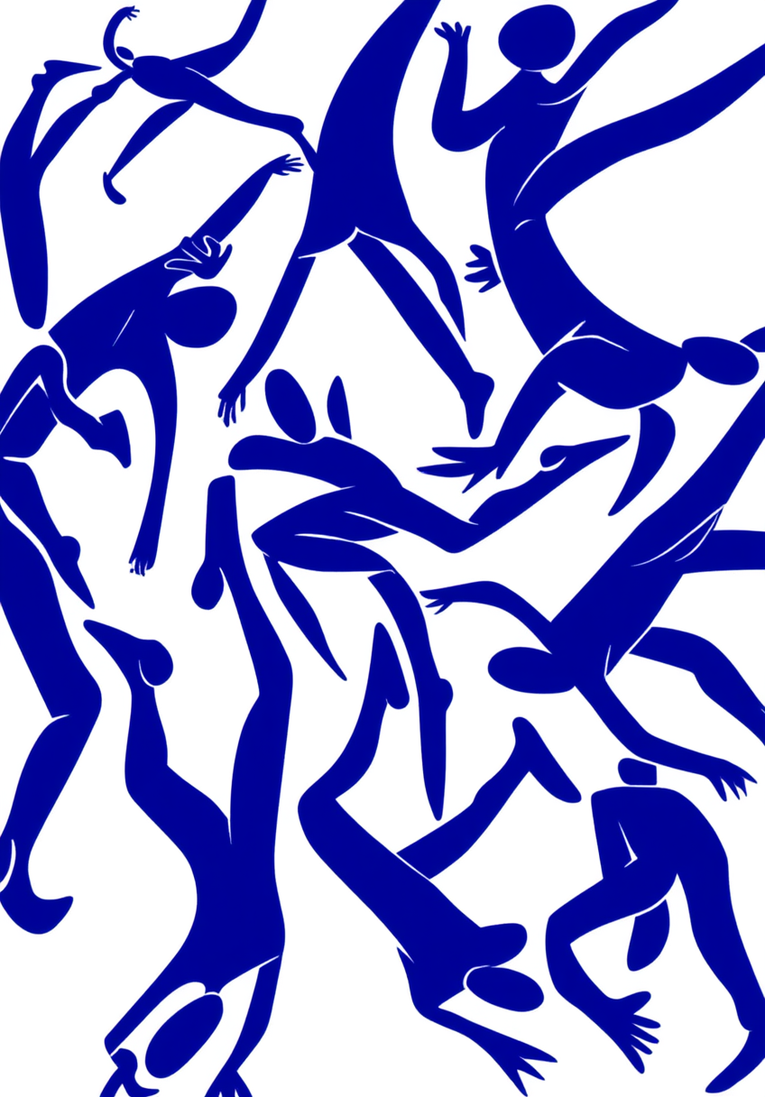 Acrobat & Cosmos – Surreal Acrobat Print - Hakyarts