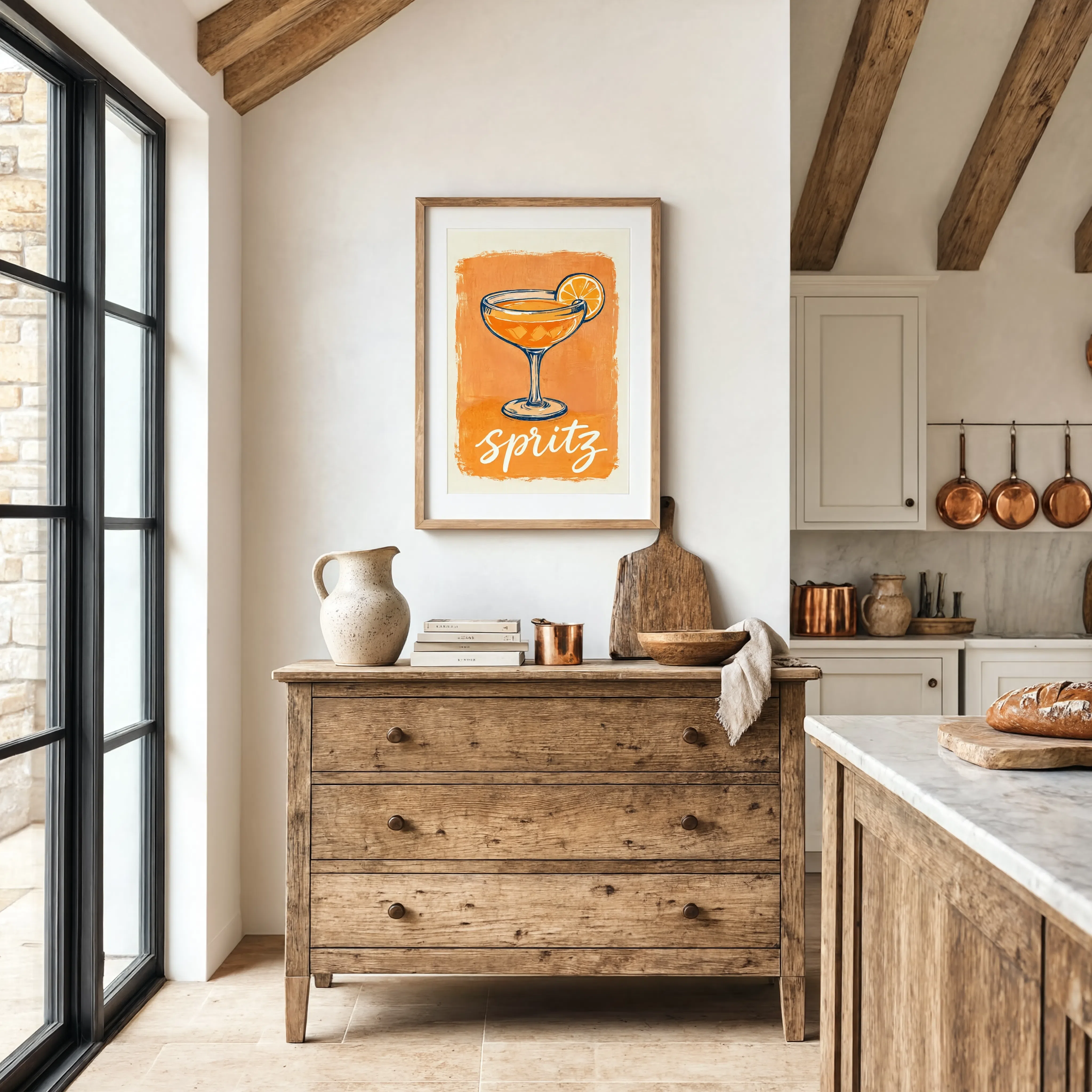 Spritz | Contemporary Cocktail Wall Art Print