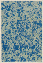Steinmarmorpapier (Wanda-Marmor) by A. Nees & Co. – Vintage Marbled Art Print