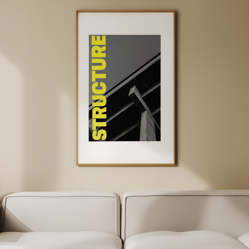 Structure – Bold Cover Art Print