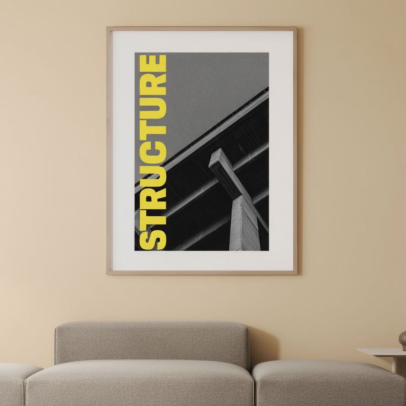 Structure – Bold Cover Art Print