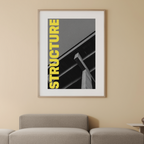 Structure – Bold Cover Art Print