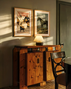 Set of 2 Cabaret Dancers & Pastoral Horse Scene | Vintage Dance & Rustic Fine Art Prints
