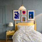 Set of 4 Kandinsky, Jawlensky & Oscar Bluemner Wall Art Prints – Modernist, Expressionist & Abstract Blue Gallery Set