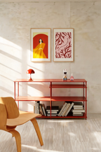 Set of 2 Calming Abstract Wall Art Prints – Branch Flow & Meditation Gallery Set