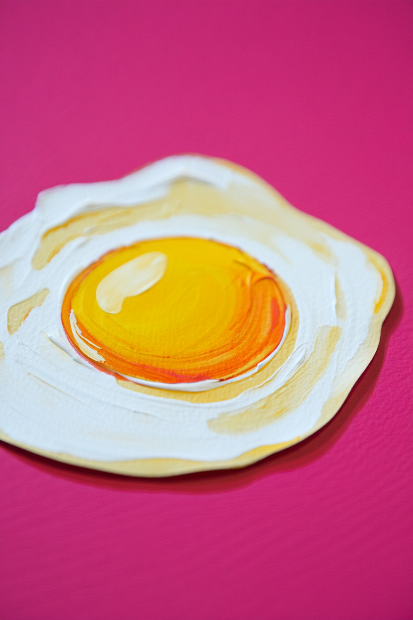 Set of 3 “Sunny Side Eggs” Prints – Playful Kitchen Wall Art - Hakyarts