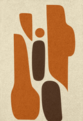 Terracotta Abstract | Contemporary Abstract Wall Art Print