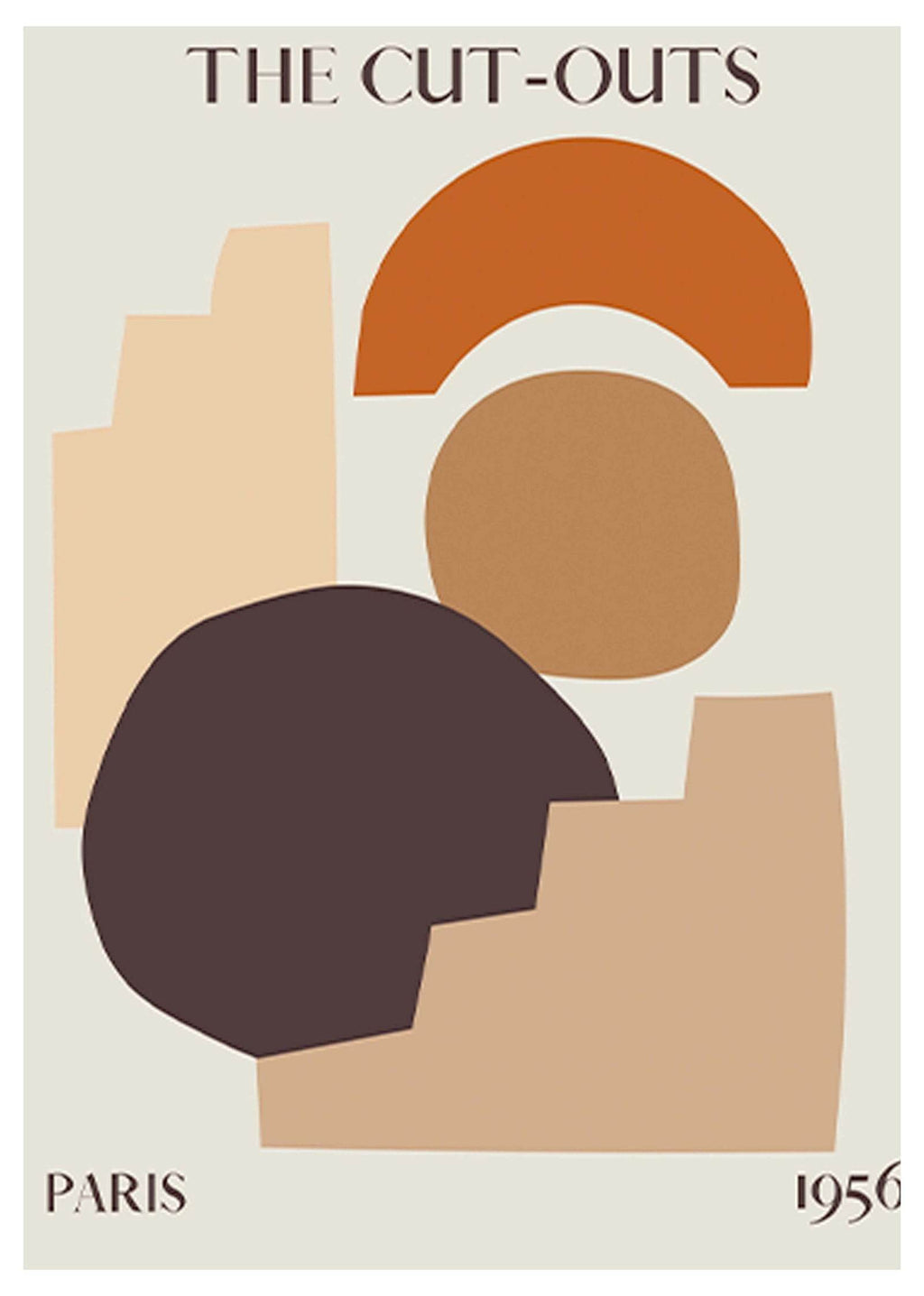 The Cut-Outs Paris 1956 Exhibition Poster - Hakyarts