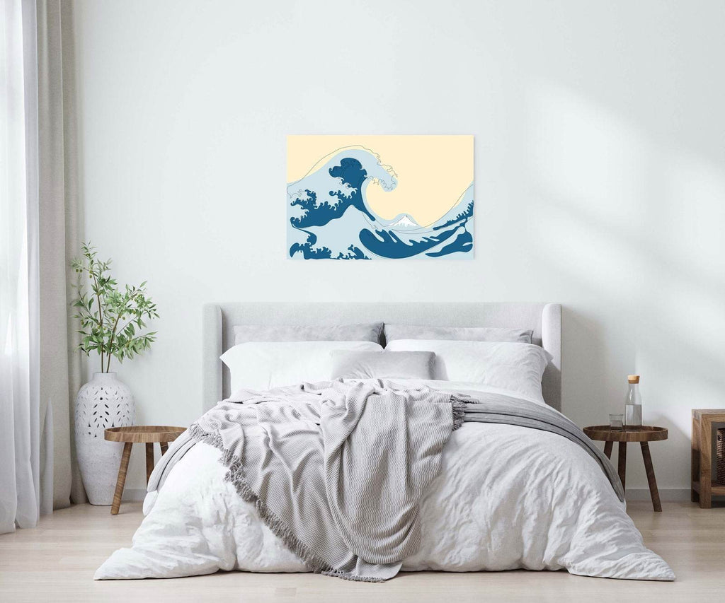 The Great Wave off Kanagawa Illustration Poster - Hakyarts