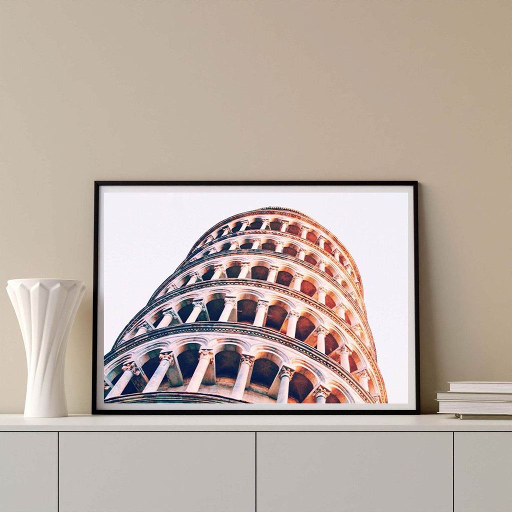 The Leaning Tower of Pisa Poster - Hakyarts