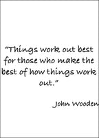 Things Work Out Best For Those Who Make The Best Of How Things Work Out Poster - Hakyarts
