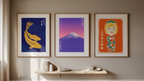 Japanese-Inspired – Set of 3 Wall Art Prints - Hakyarts