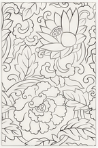 Set of 3 – Monochrome Botanica & Art Deco Floral Wall Art Print Collection